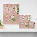 Japanese Spring Flowers Vintage Kimono Pattern Canvas Print Gallery Image 3