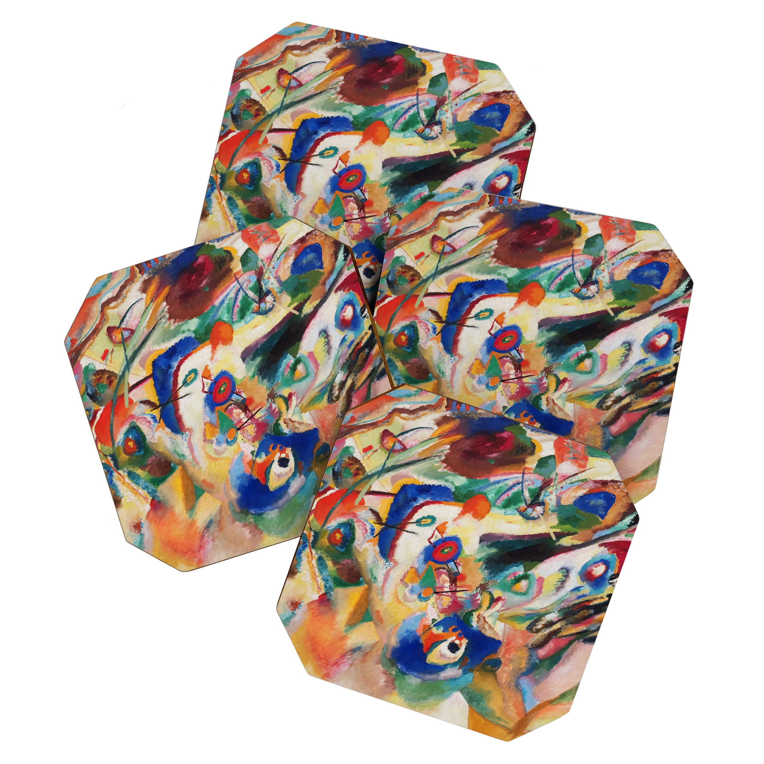 Kandinsky Sketch 2 for Composition 7 Coaster Gallery Image 1