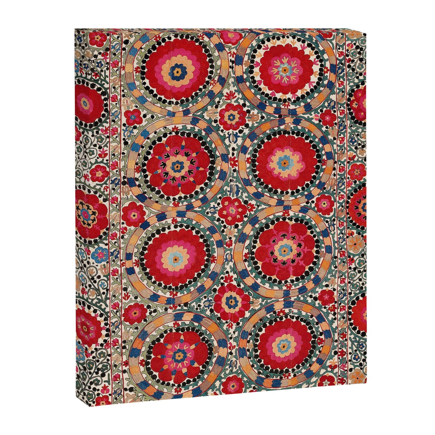 Karabag Suzani Uzbekistan Embroidery Print Canvas Print Gallery Image 3