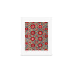 Karabag Suzani Uzbekistan Embroidery Print Art Print Gallery Image 1
