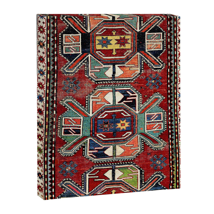 Karabagh Antique Azerbaijan South Caucasus Rug Print Canvas Print Gallery Image 1
