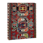 Karabagh Antique Azerbaijan South Caucasus Rug Print Canvas Print Gallery Image 3