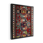 Karabagh Antique Azerbaijan South Caucasus Rug Print Framed Canvas Print Gallery Image 2