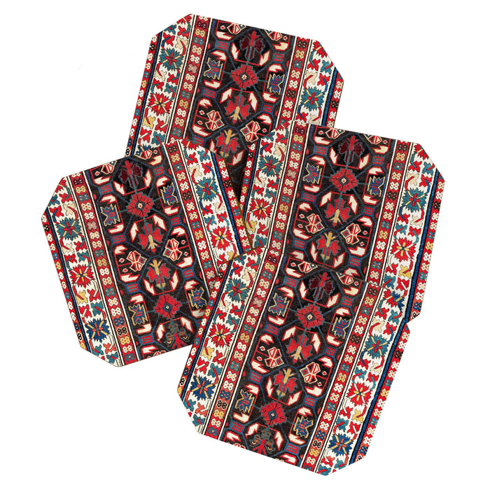 Karabagh Azerbaijan South Caucasus Rug Print Coaster Gallery Image 1