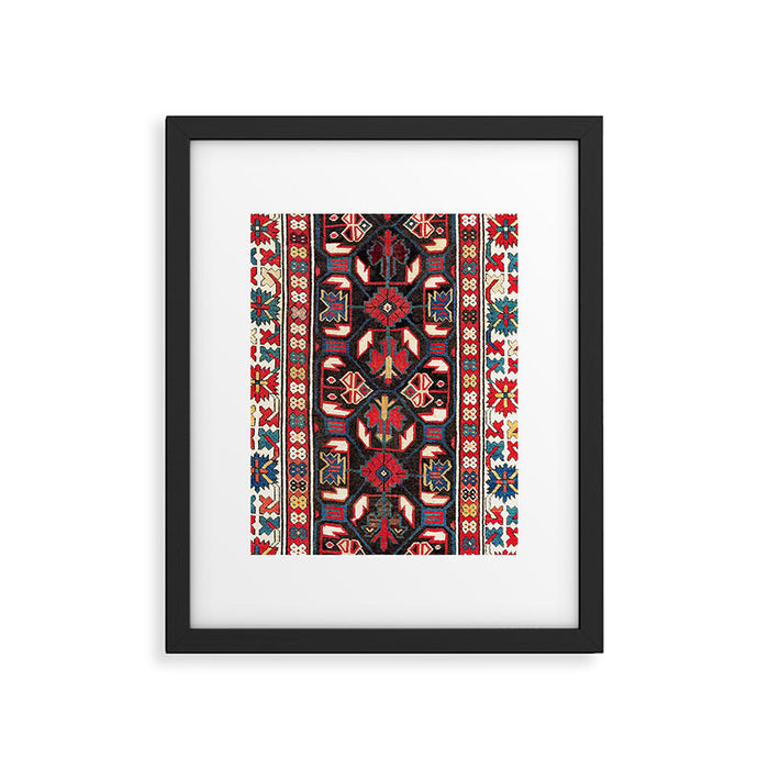 Karabagh Azerbaijan South Caucasus Rug Print Framed Art Print Gallery Image 1