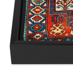 Karabagh South Caucasus Rug Print Framed Canvas Print Gallery Image 3