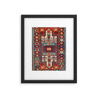 Karabagh South Caucasus Rug Print Framed Art Print Gallery Image 4