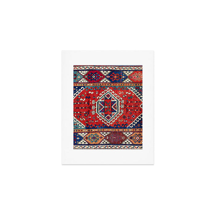 Karakecili Balikesir  Antique Turkish Tribal Carpet Print Art Print Gallery Image 1