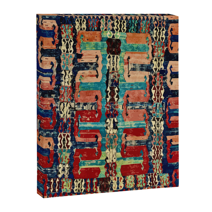 Karakecili Turkish Antique Kilim Flatweave Rug Pattern Canvas Print Gallery Image 1