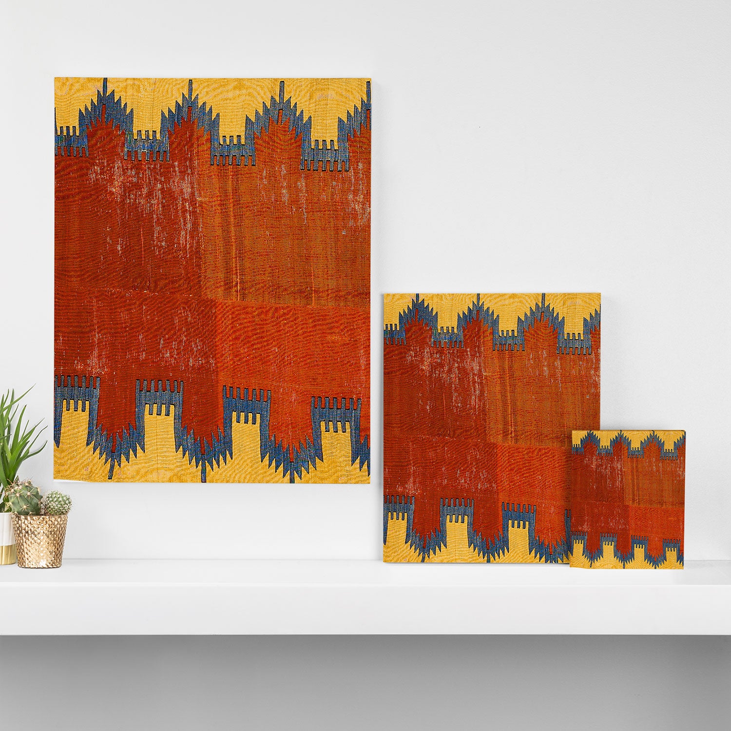 Karapinar Konya Central Anatolian Kilim Print Canvas Print Gallery Image 3