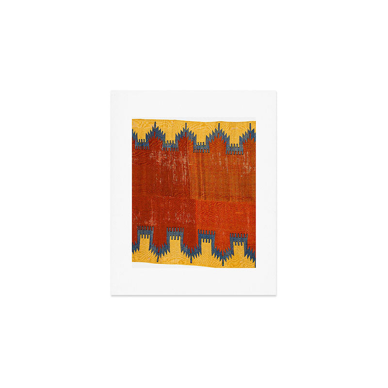 Karapinar Konya Central Anatolian Kilim Print Art Print Gallery Image 1