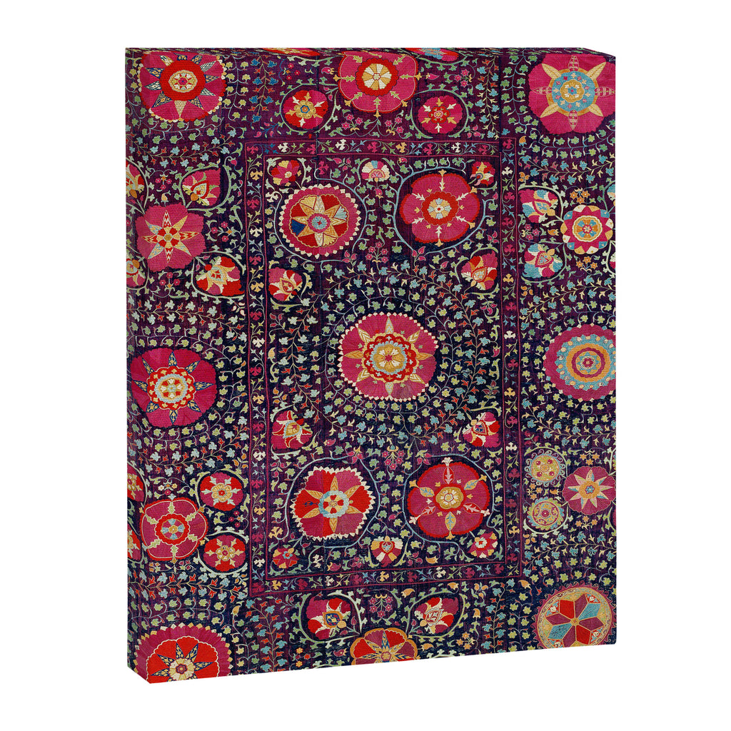 Karshi  Suzani  Antique Uzbekistan Embroidery Print Canvas Print Gallery Image 3