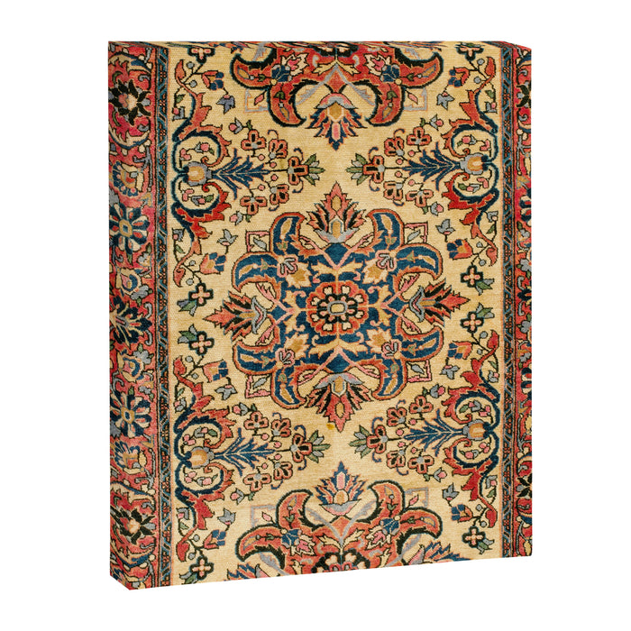 Kashan  Antique Central Persian Rug Print Canvas Print Gallery Image 1
