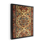 Kashan  Antique Central Persian Rug Print Framed Canvas Print Gallery Image 2