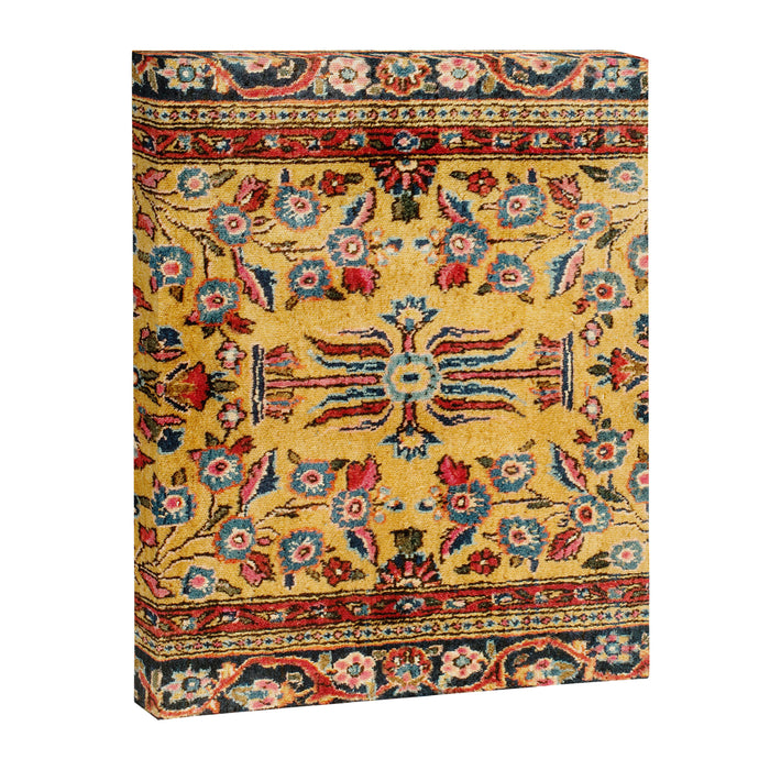 Kashan  Antique  Persian Rug Print Canvas Print Gallery Image 1