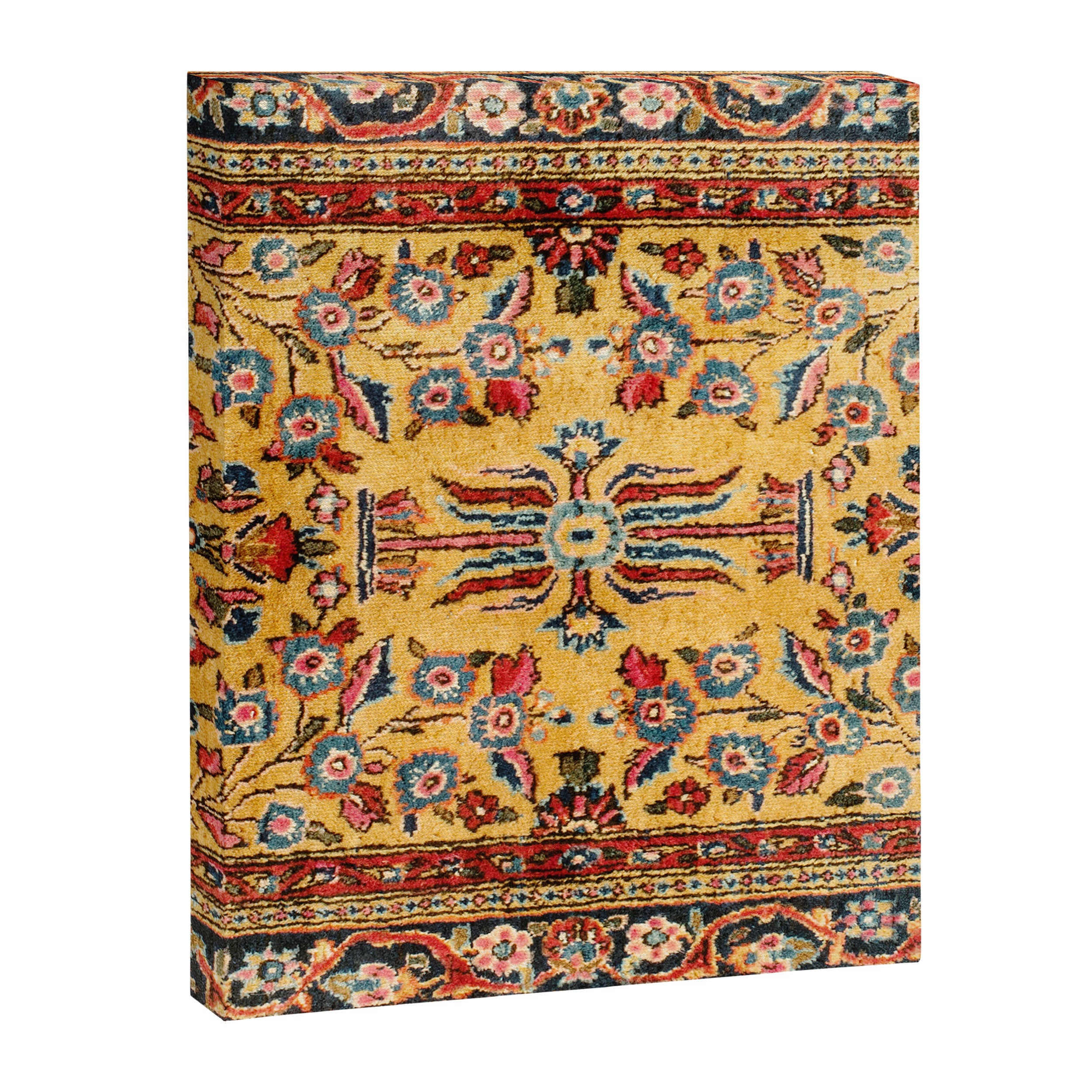 Kashan  Antique  Persian Rug Print Canvas Print Gallery Image 3