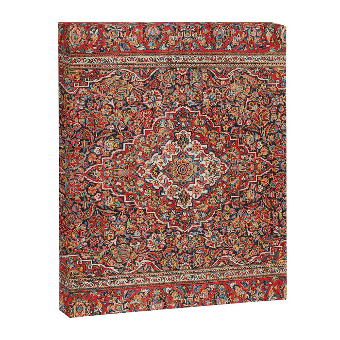 Kashan  Antique Persian Rug Print Canvas Print Gallery Image 1