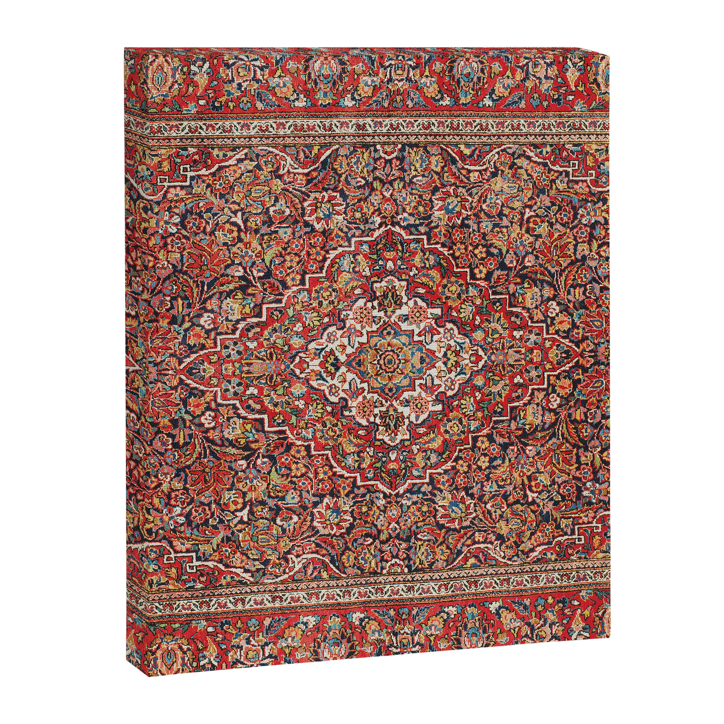 Kashan  Antique Persian Rug Print Canvas Print Gallery Image 3