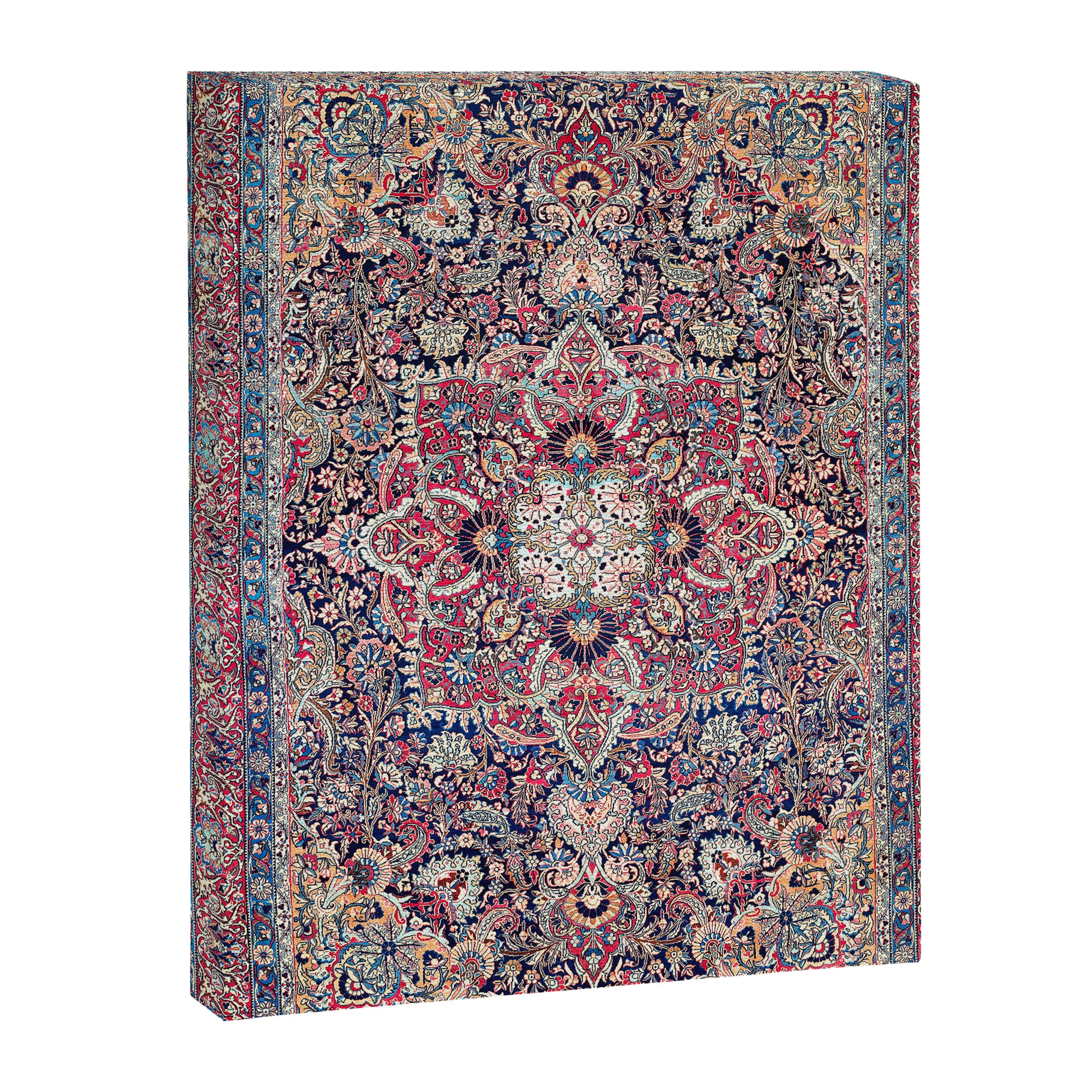 Kashan Central Persian Rug Print Canvas Print Gallery Image 3