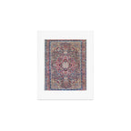 Kashan Central Persian Rug Print Art Print Gallery Image 1