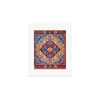 Kashan Central Persian Rug Print Art Print Gallery Image 1