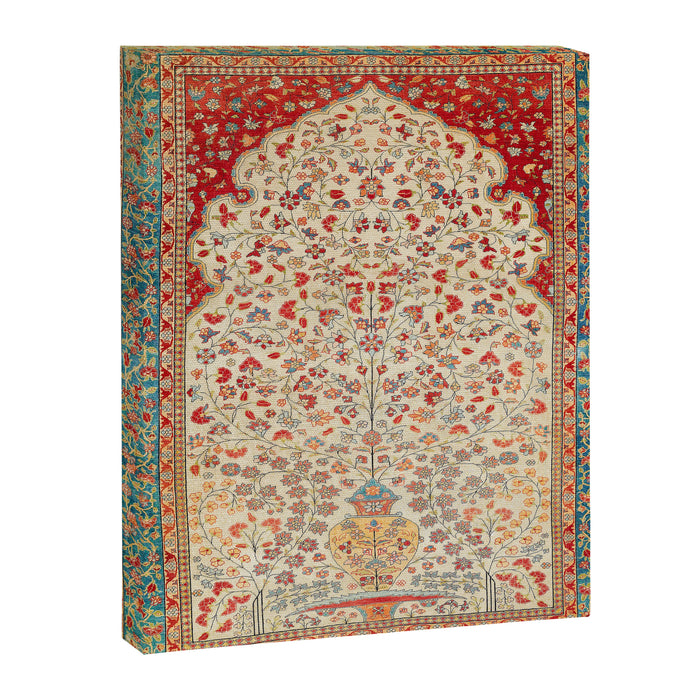 Kashan Central Persian Rug Print Canvas Print Gallery Image 1