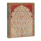 Kashan Central Persian Rug Print Canvas Print Gallery Image 3