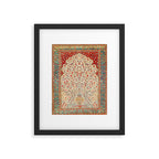 Kashan Central Persian Rug Print Framed Art Print Gallery Image 5