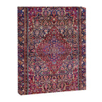 Kashan Central Persian Silk Rug Print Canvas Print Gallery Image 3