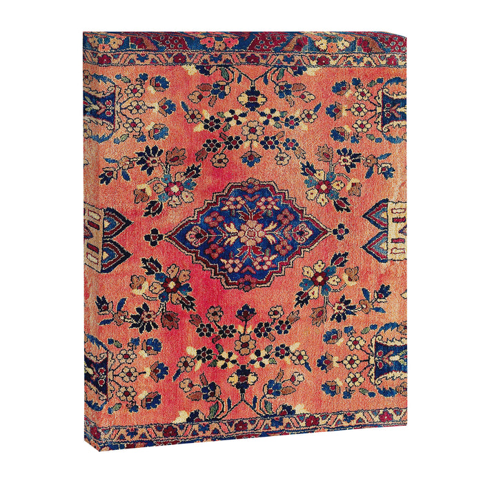 Kashan Central Persian Silk Rug Print Canvas Print Gallery Image 1
