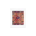 Kashan Central Persian Silk Rug Print Art Print Gallery Image 1