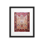Kashan Dabir Oil Drilling Animal Rug Print Framed Art Print Gallery Image 5