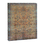 Kashan Floral Persian Carpet Print Canvas Print Gallery Image 3