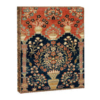 Kashan Poshti  Antique Central Persian Rug Print Canvas Print Gallery Image 3