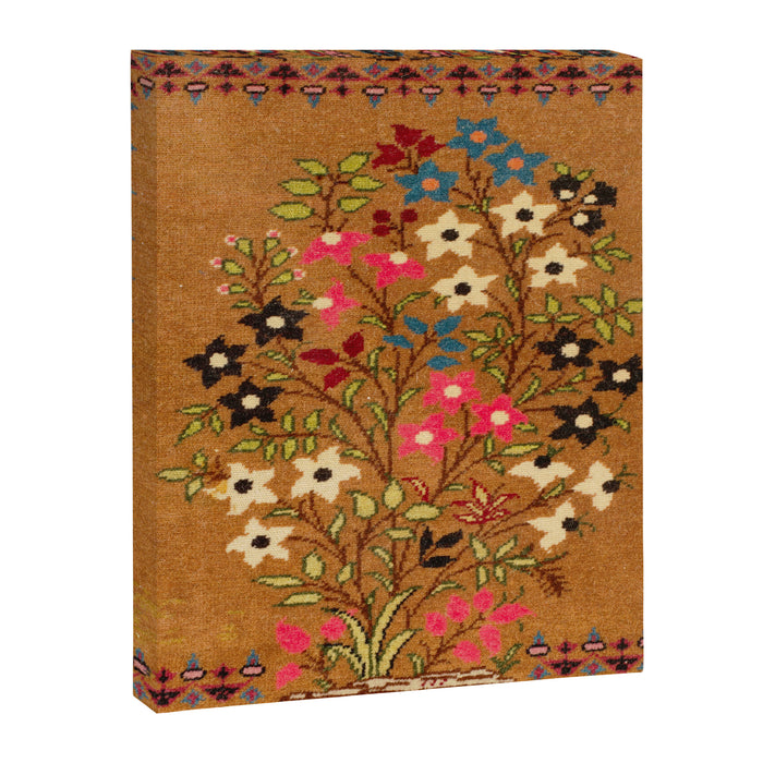 Kashan Vintage Central Persian Mat Print Canvas Print Gallery Image 1