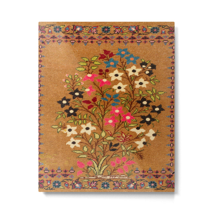 Kashan Vintage Central Persian Mat Print Metal Print Gallery Image 1