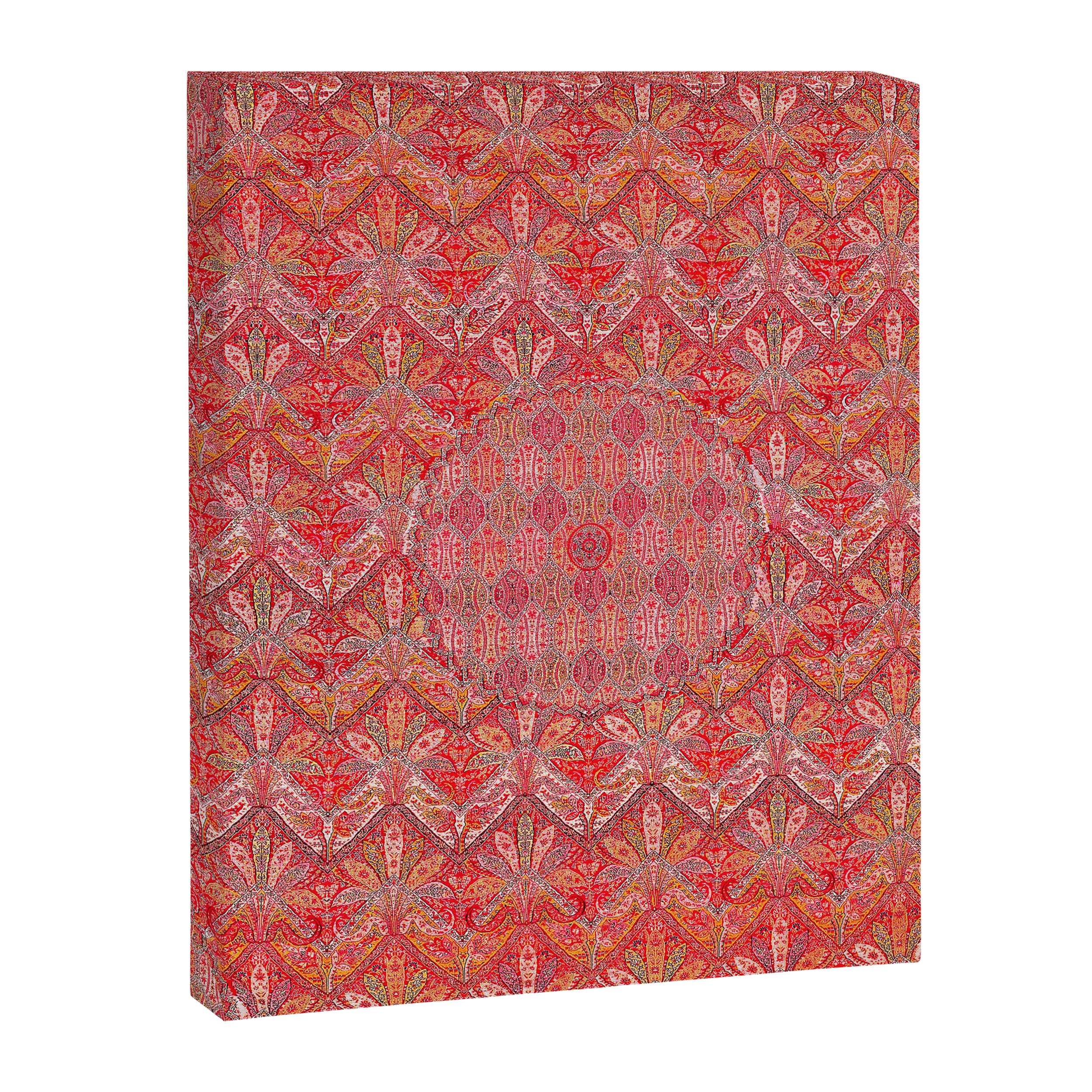 Kashmir North Indian Moon Shawl Print Canvas Print Gallery Image 3