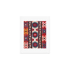 Kazak  Antique Southwest Caucasus Kilim Print Art Print Gallery Image 1