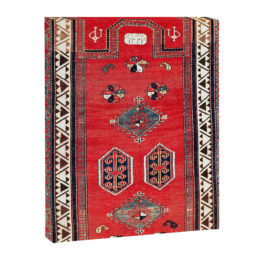 Kazak Borjalou Southwest Caucasus Niche Rug Print Canvas Print Gallery Image 3