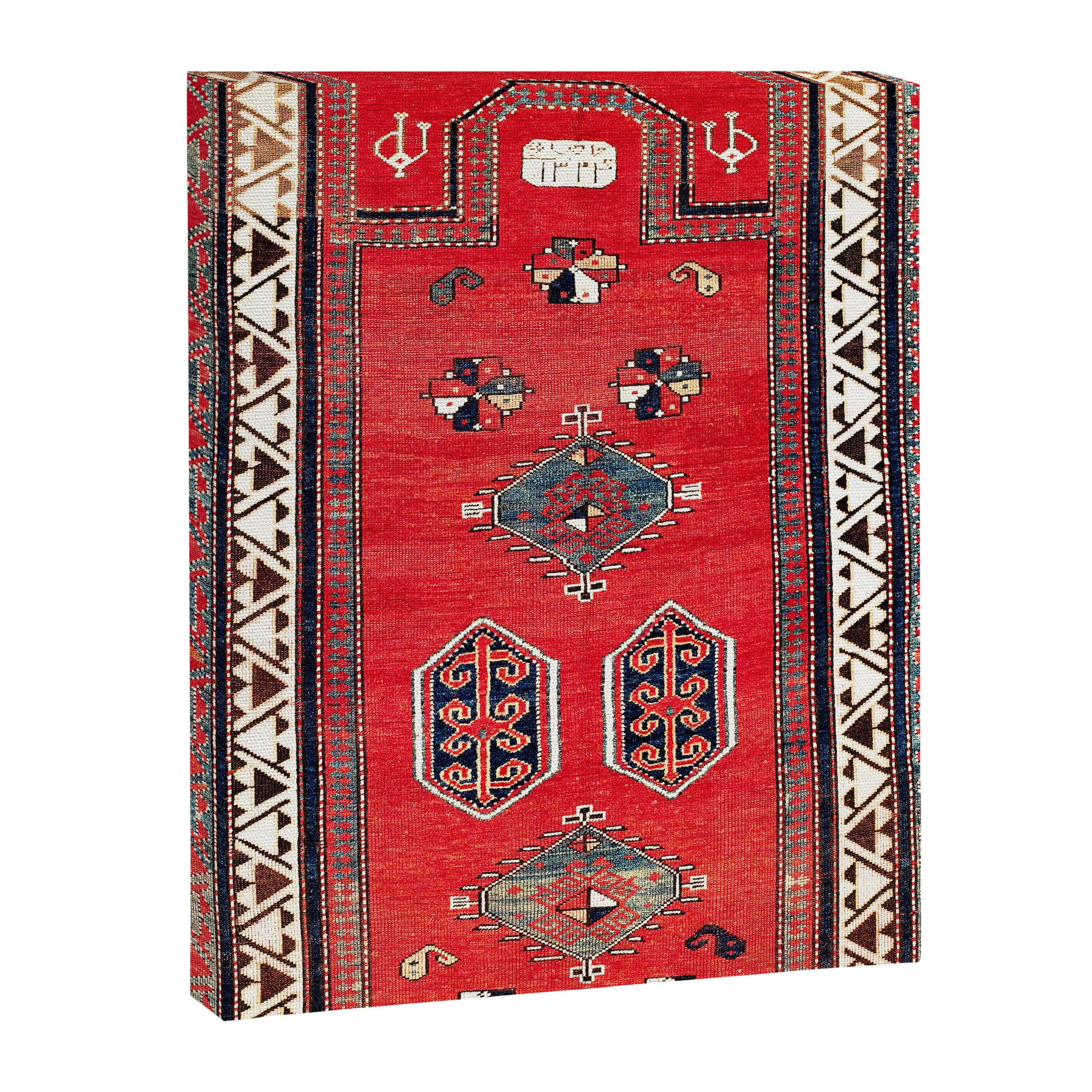 Kazak Borjalou Southwest Caucasus Niche Rug Print Canvas Print Gallery Image 3