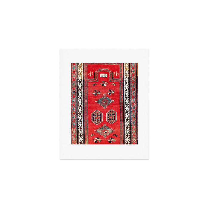 Kazak Borjalou Southwest Caucasus Niche Rug Print Art Print Gallery Image 1
