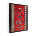 Kazak Borjalou Southwest Caucasus Niche Rug Print Framed Canvas Print Gallery Image 2