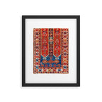 Kazak Southwest Caucasus Carpet Fragment Print Framed Art Print Gallery Image 5
