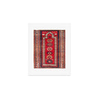 Kazak Southwest Caucasus Niche Rug Print Art Print Gallery Image 1