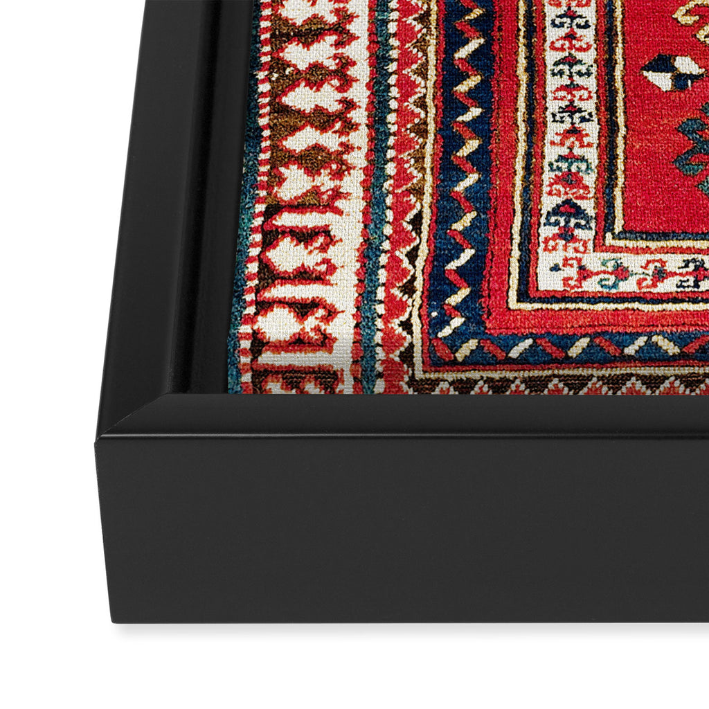 Kazak Southwest Caucasus Niche Rug Print Framed Canvas Print Gallery Image 3