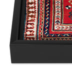 Kazak Southwest Caucasus Niche Rug Print Framed Canvas Print Gallery Image 3