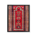 Kazak Southwest Caucasus Niche Rug Print Framed Canvas Print Gallery Image 3
