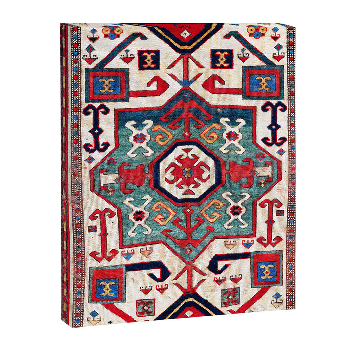 Kazak Southwest Caucasus Rug Canvas Print Gallery Image 1