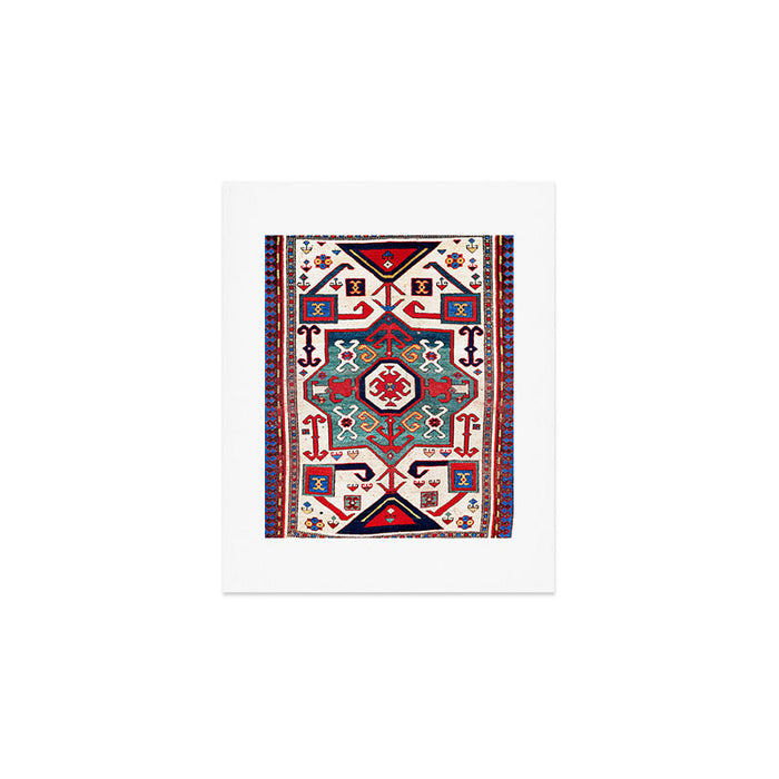 Kazak Southwest Caucasus Rug Art Print Gallery Image 1