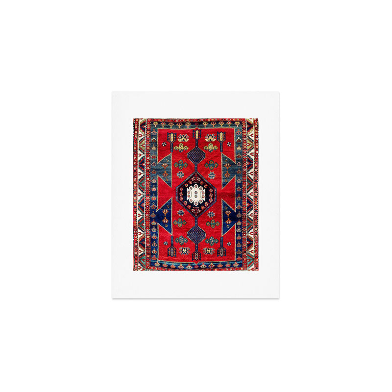 Kazak Southwest Caucasus Rug Art Print Gallery Image 1